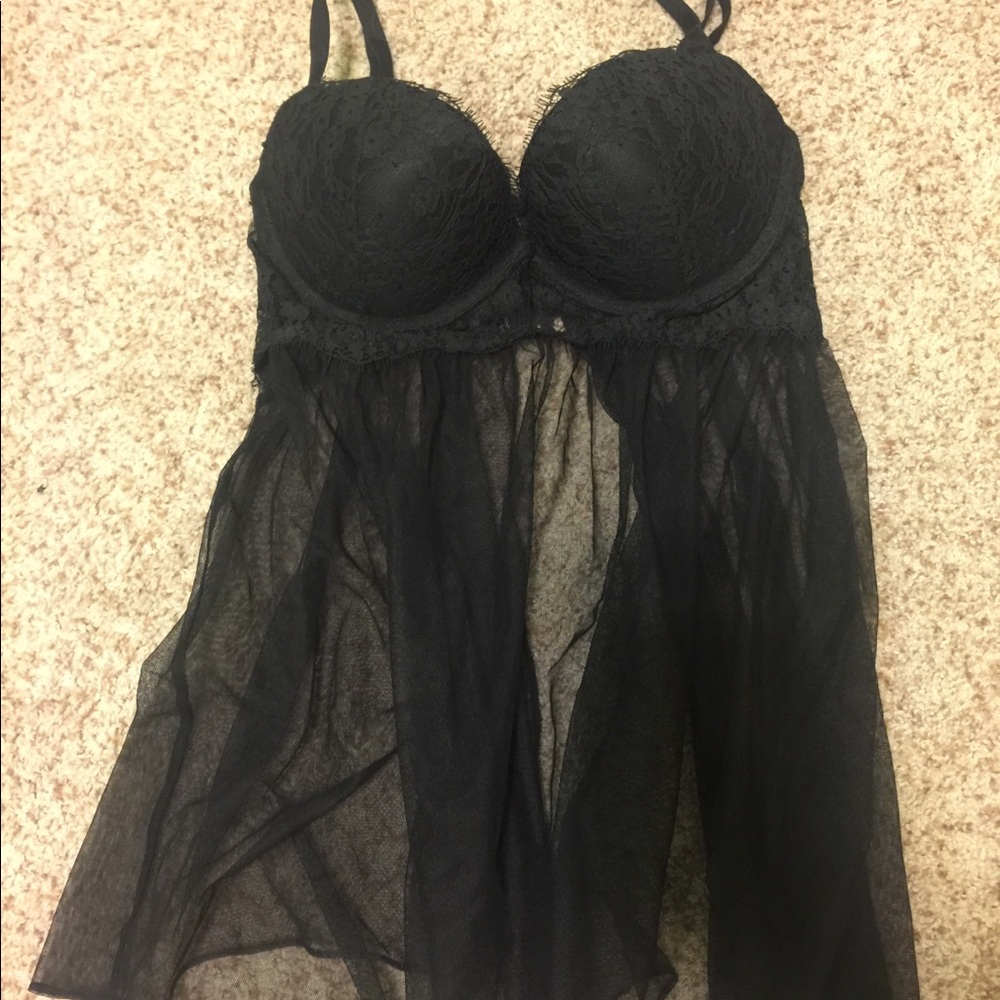 Victoria Secret Black lace lingerie